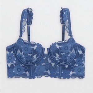 NWT Aerie Show Off Real Lace Balconette Bra